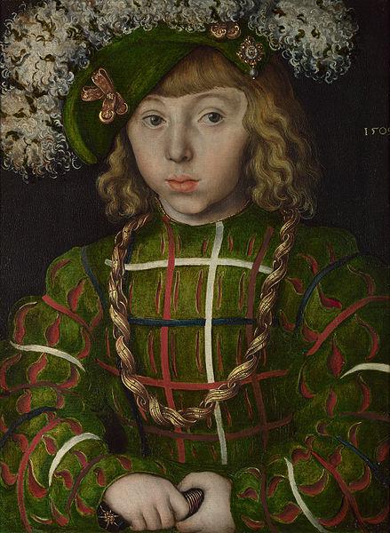 Lucas  Cranach Portrait of Johann Friedrich the Magnanimous